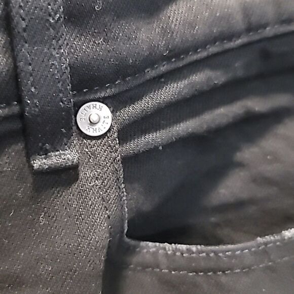 KHAITE Danielle Black Studded High Waist Jeans - Picture 8 of 13